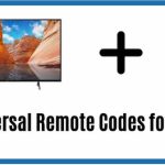 GE Universal Remote Codes for Sony TV