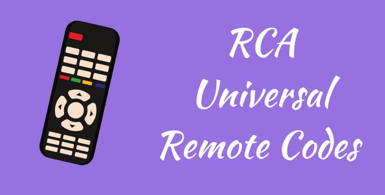 RCA Universal Remote Codes & Programming Steps